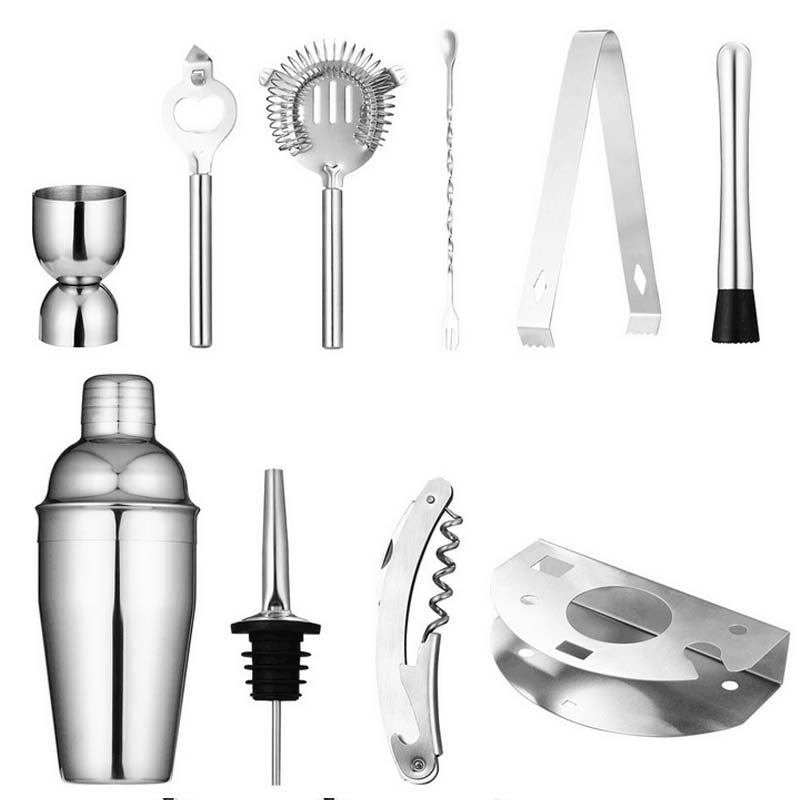 Stainless Steel European Style Cocktail Shaker Set