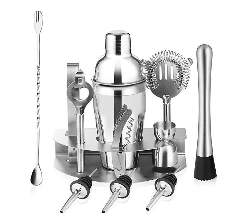 Stainless Steel European Style Cocktail Shaker Set