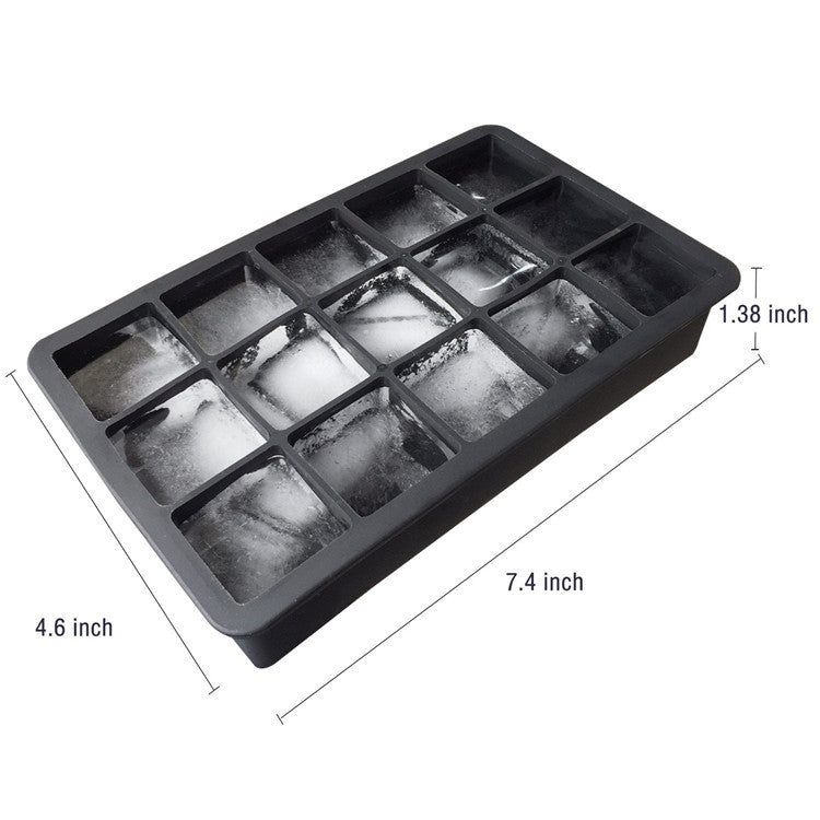 Silicone Ice Tray, 15 Block Ice Tray